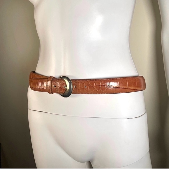 Joan & David Vintage Leather Embossed Gator/Croc main image 7